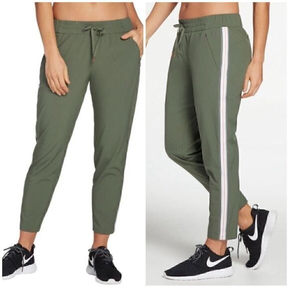 CALIA Journey Tuxedo Track Pants (Thyme Green) - Small - Picture 1 of 10